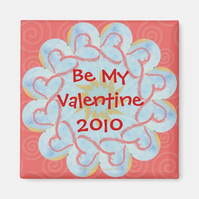 Imán Kaleidoscope Heart Magnet (Frente)