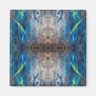 Imán Kaleidoskopisch abstrakt bunt bohemien mandala