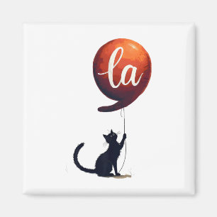 Imán Kamala Cat Comma La Cat Tee Childless Cat Lady Kam