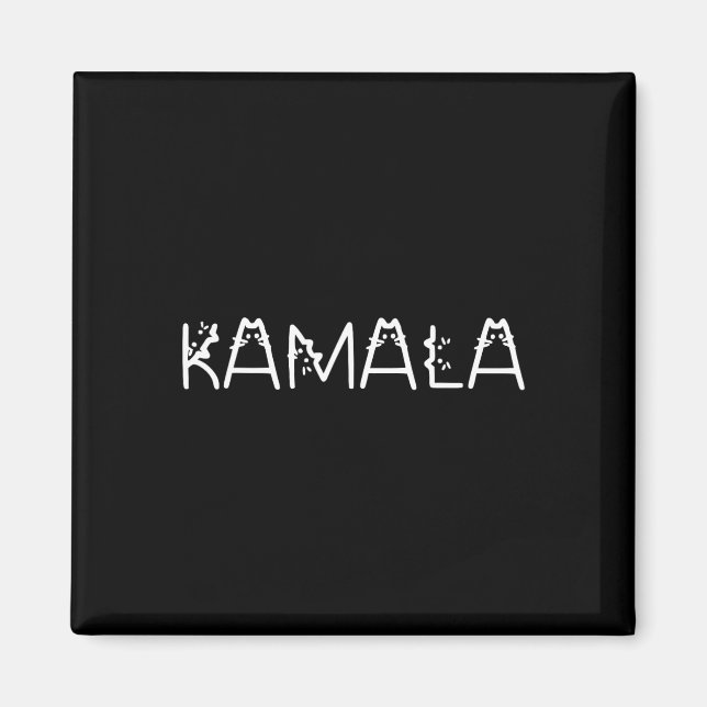 Imán Kamala En Cat Font Kamala Harris Wheimer 2024 Walt (Frente)