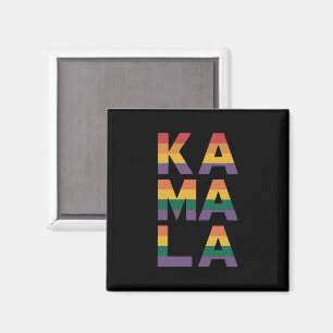 Imán Kamala Harris 2024 Bandera del Arcoíris Orgullo Ga