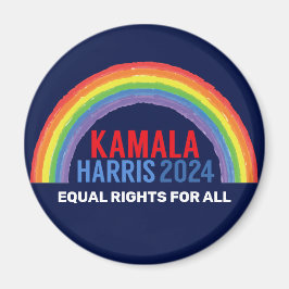 Imán Kamala Harris 2024 Elección Rainbow LGBTQ