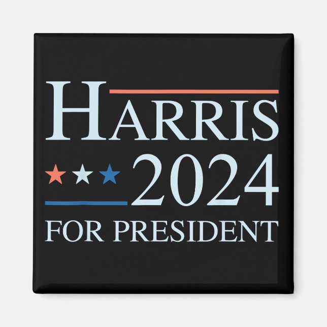 Imán Kamala Harris 2024 Por El Presidente (Frente)