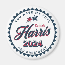 Imán Kamala Harris 2024 | Tienes mi voto grande