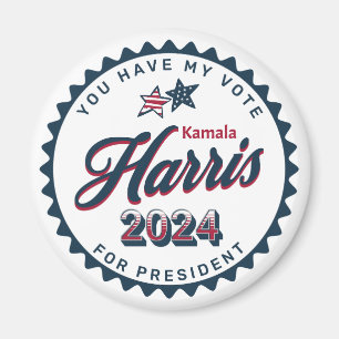 Imán Kamala Harris 2024   Tienes mi voto grande