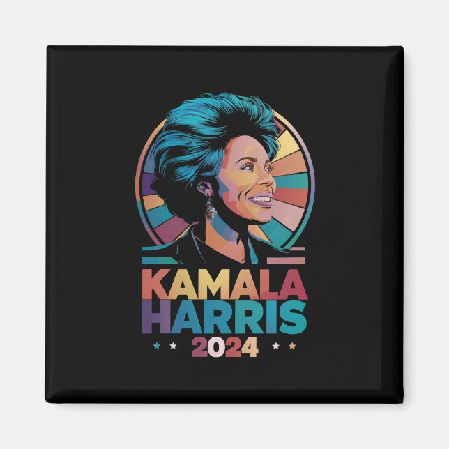 Imán Kamala Harris 2024 Vota Presidente Kamala Elección (Frente)