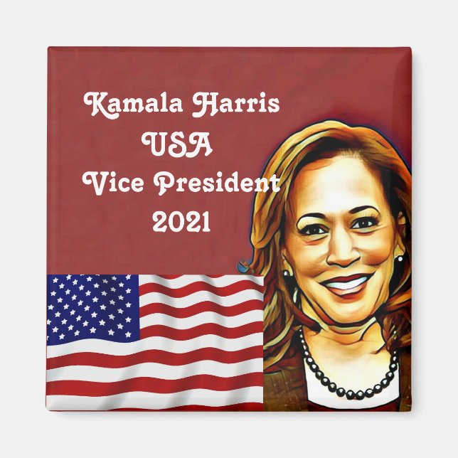 Imán Kamala Harris 46ª Vicepresidenta (Frente)
