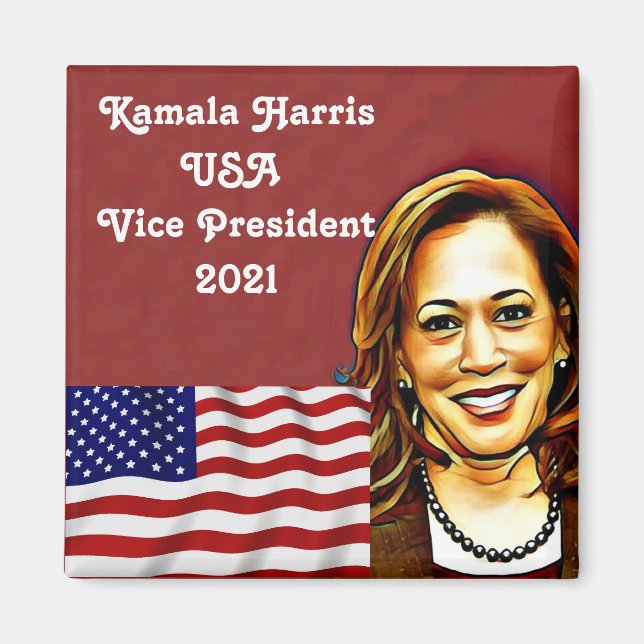 Imán Kamala Harris 46ª Vicepresidenta (Frente)