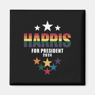 Imán Kamala Harris Arcoíris Orgullo Gay LGBT Elección 2