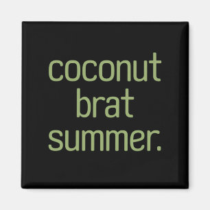 Imán Kamala Harris Coconut Brat Summer 2024