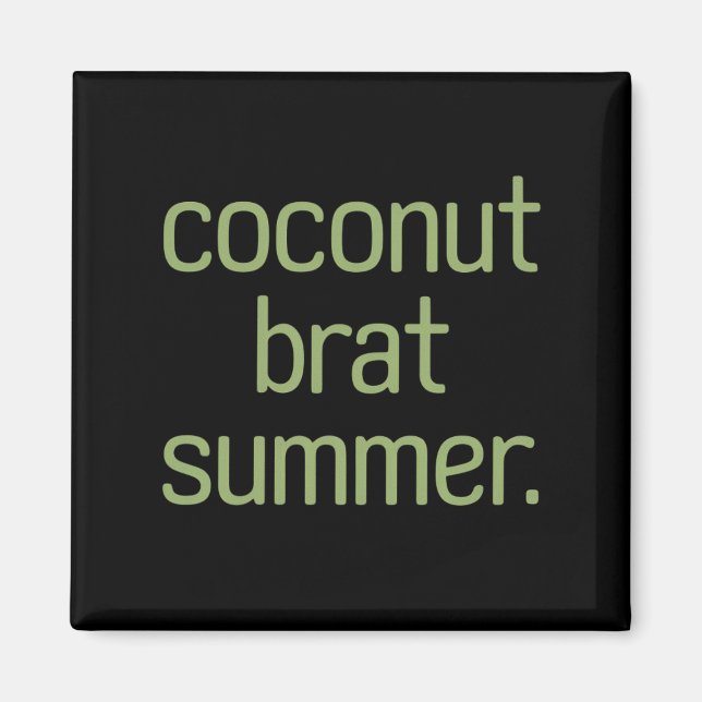 Imán Kamala Harris Coconut Brat Summer 2024 (Frente)