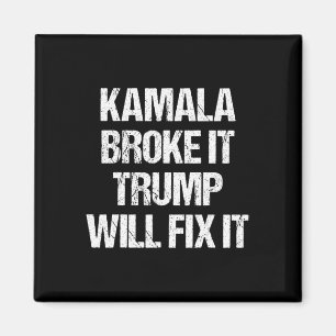 Imán Kamala Harris lo rompió Trump lo arreglará