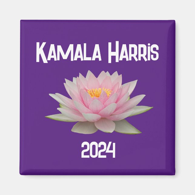 Imán Kamala Harris Lotus 2024 (Frente)