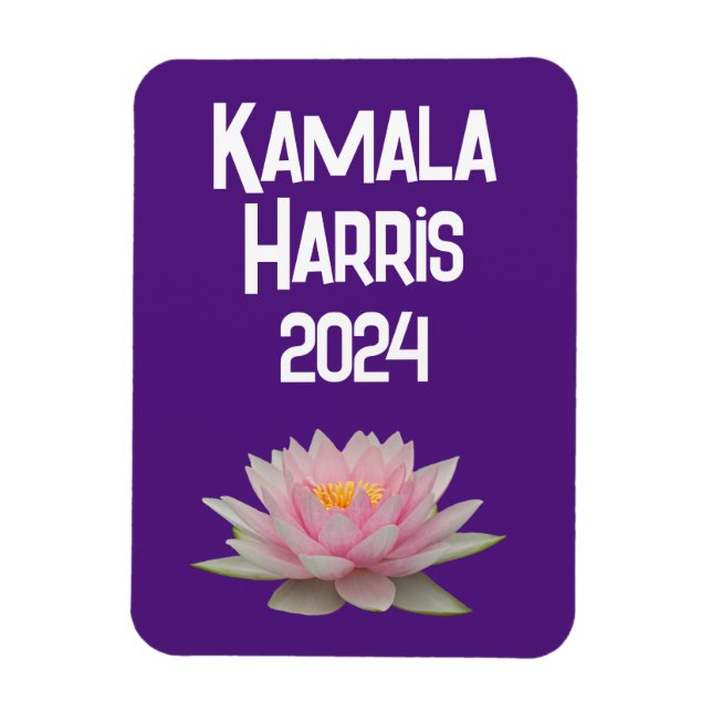 Imán Kamala Harris Lotus 2024 (Vertical)