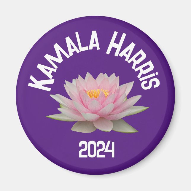 Imán Kamala Harris Lotus 2024 (Frente)