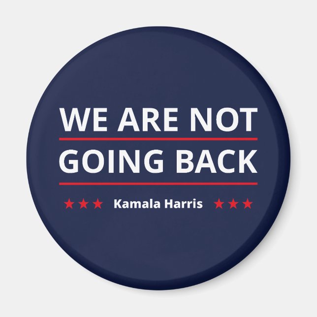 Imán Kamala Harris - No volveremos II (Frente)