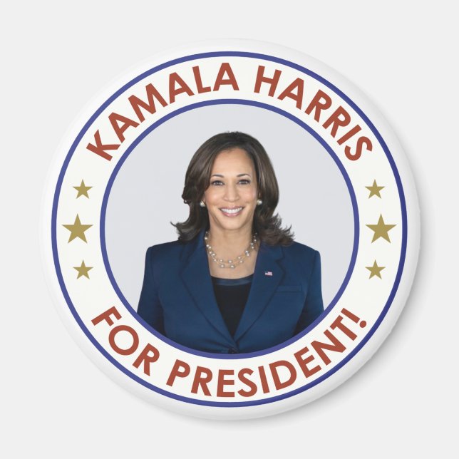 IMÁN ¡KAMALA HARRIS PARA PRESIDENTE! (Frente)