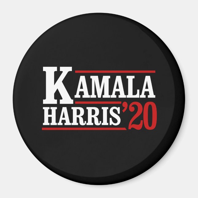 Imán Kamala Harris por la presidencia en 2020 - blanco  (Frente)