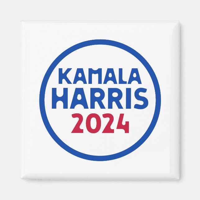 Imán Kamala Harris por la presidencia en 2024 (Frente)