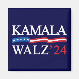 Imán Kamala Harris Walz 2024 Obviamente Azul