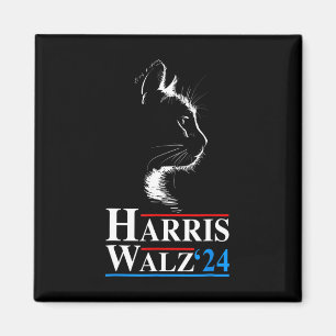 Imán Kamala Harris Wheimer 2024 Cat Funny Vp Vice Presi