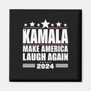 Imán Kamala Haz que América se Ría de Nuevo Bandera Ame