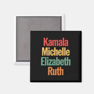 Imán Kamala Michelle Elizabeth Ruth Feminista Política