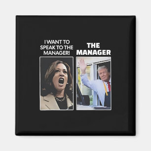 Imán Kamala Quiero Hablar Con El Director Trump Mcdona