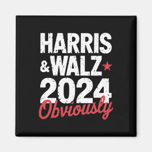 Imán Kamala Walz Obviamente 2024 Harris Waltz 2024