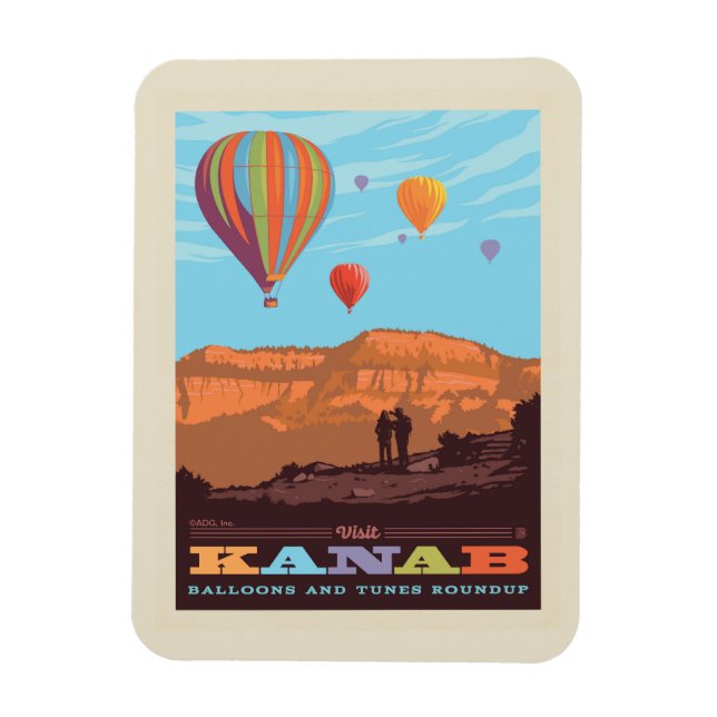 Imán Kanab, Utah | Globos Y Tunes (Vertical)