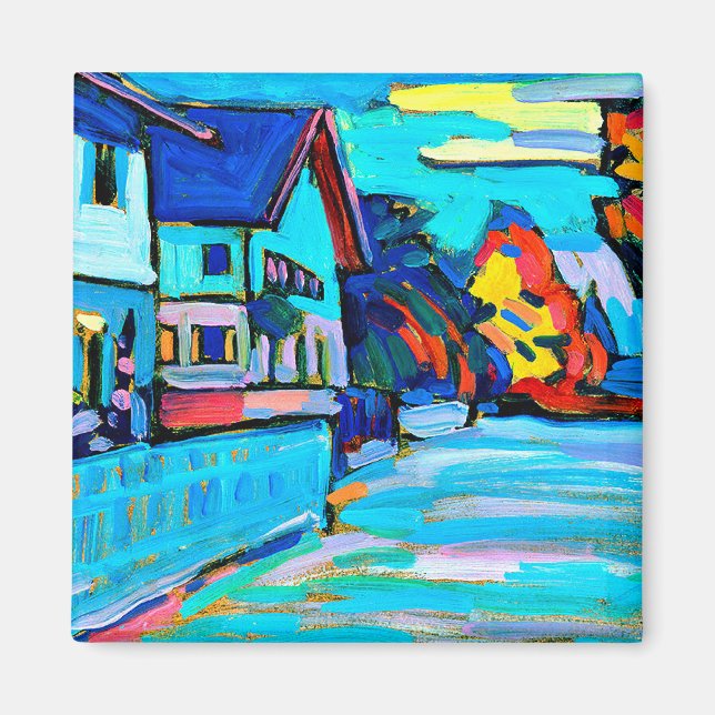 Imán Kandinsky - Dos casas (Frente)