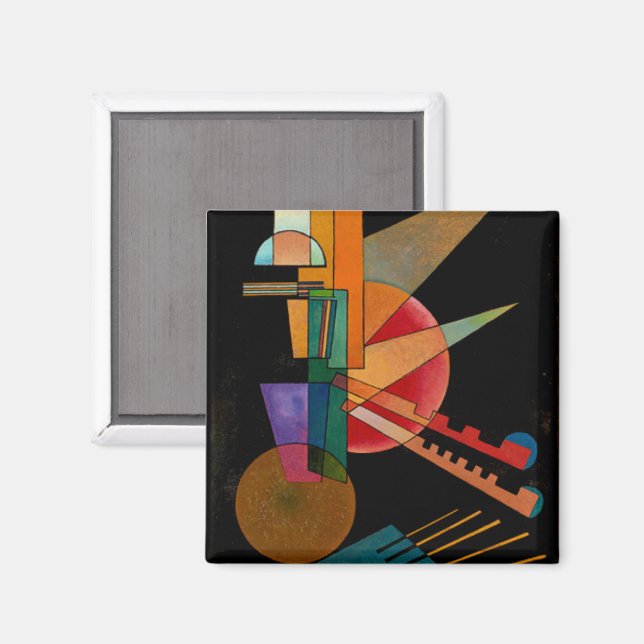 Imán Kandinsky - Interpretación Abstracta (Anverso/Reverso)