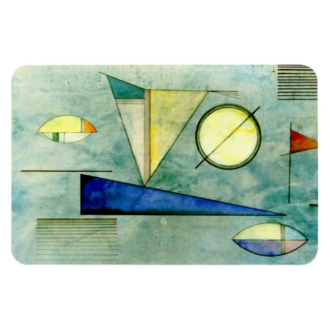 Imán Kandinsky - Niebla, arte abstracto (Horizontal)