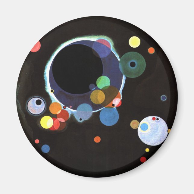 Imán Kandinsky - Varios Círculos, (Frente)
