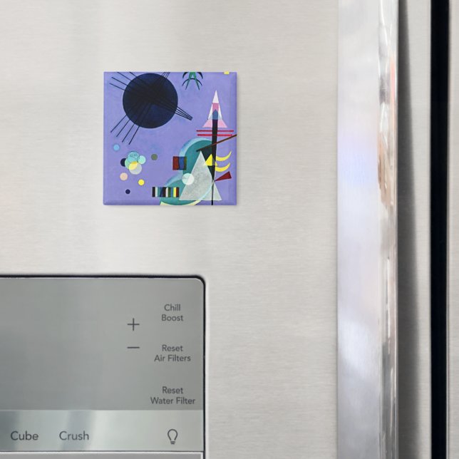 Imán Kandinsky - Violeta Verde (In situ (nevera))