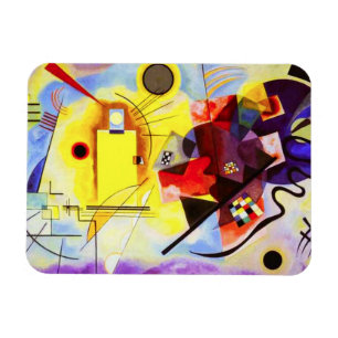 Imán Kandinsky Yellow Red Blue Magnet