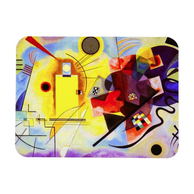 Imán Kandinsky Yellow Red Blue Magnet (Horizontal)