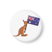 kangaroo australia flag