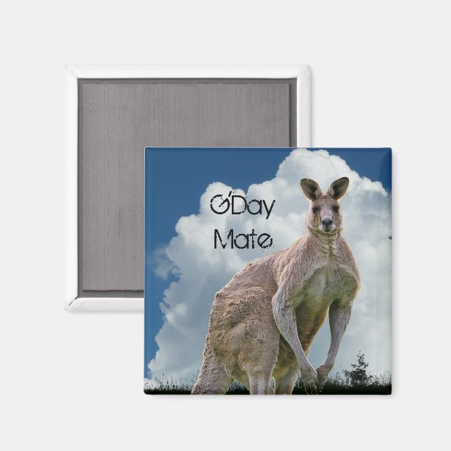 Imán Kangaroo Magnet (Anverso/Reverso)