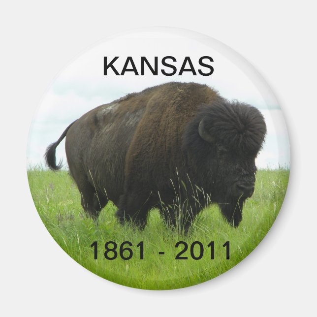 Imán Kansas 1861 - 2011 (Frente)