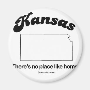 Imán KANSAS - "camisetas y engranaje del LEMA del