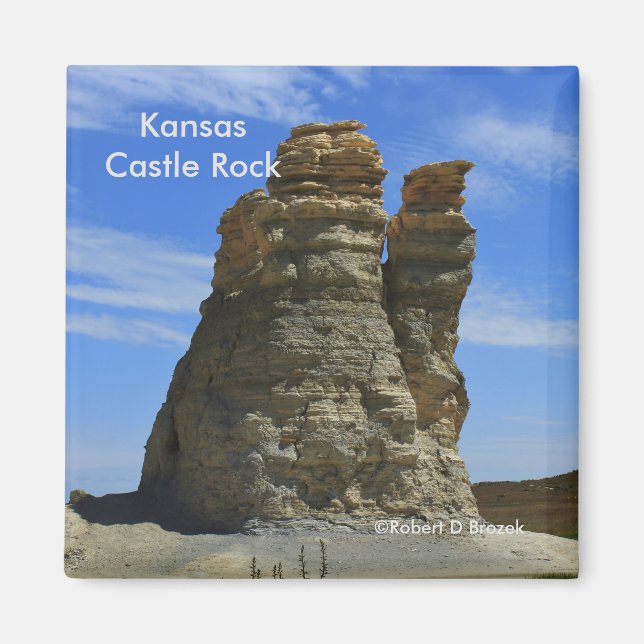 Imán Kansas Castle Rock MAGNET (Frente)