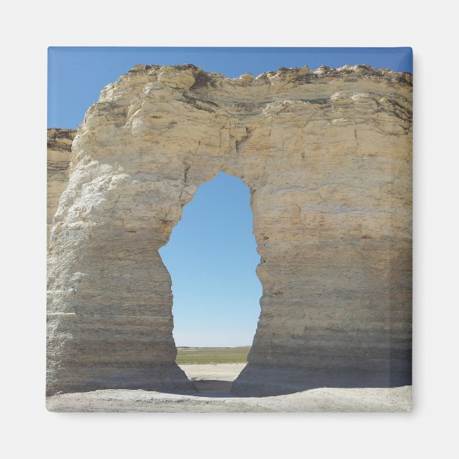 Imán Kansas Chalk Pyramids (Frente)