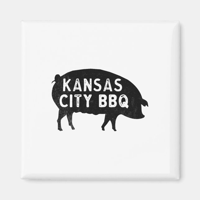Imán Kansas City Pig Bbq (Frente)