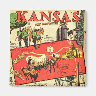 Imán Kansas, el estado del girasol
