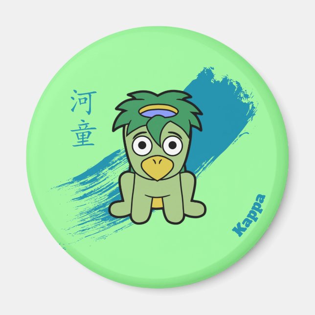 Imán Kappa-Yokai Japonés (Frente)