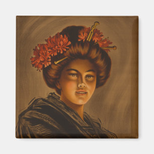 Imán Karama: Actriz japonesa Romance Geisha