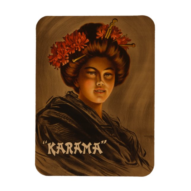 Imán Karama: Actriz japonesa Romance Geisha (Vertical)