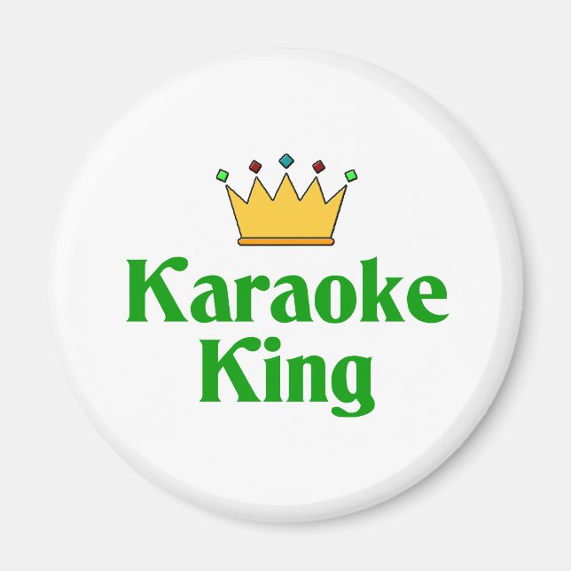 Imán Karaoke King (Frente)