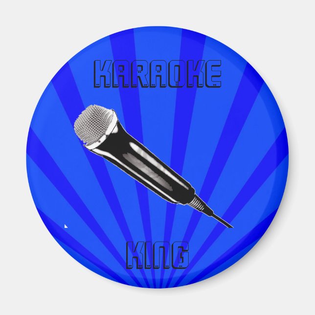 Imán Karaoke King (Frente)